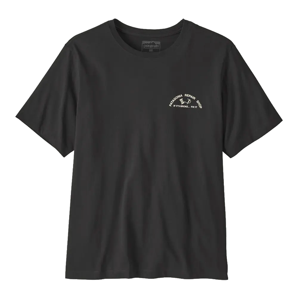 Patagonia - T-shirts - Repair Shop T-Shirt - Ink Black Patagonia Purpose Trust
