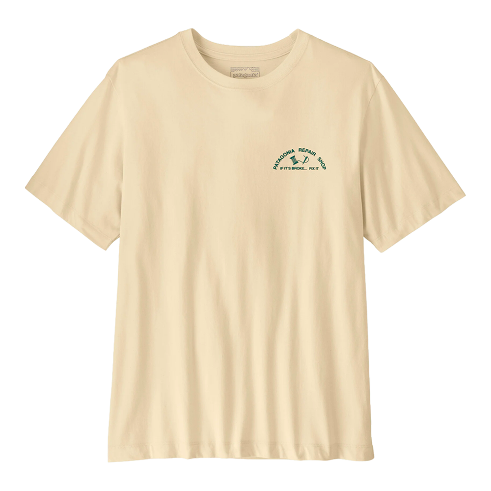 Patagonia - T-shirts - Repair Shop T-Shirt - Undyed Natural Patagonia Purpose Trust