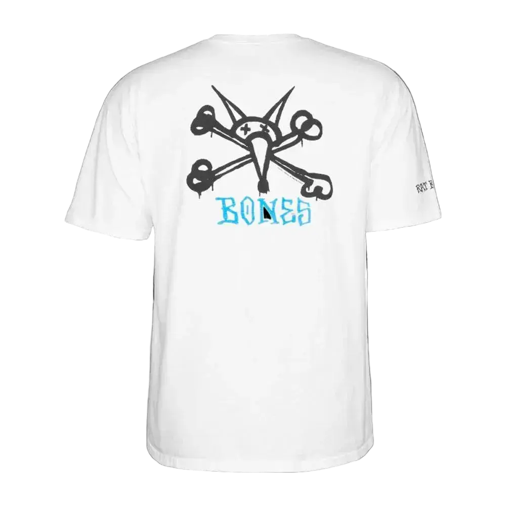 Powell Peralta - T-shirts - Rat bones White V7 Distribution