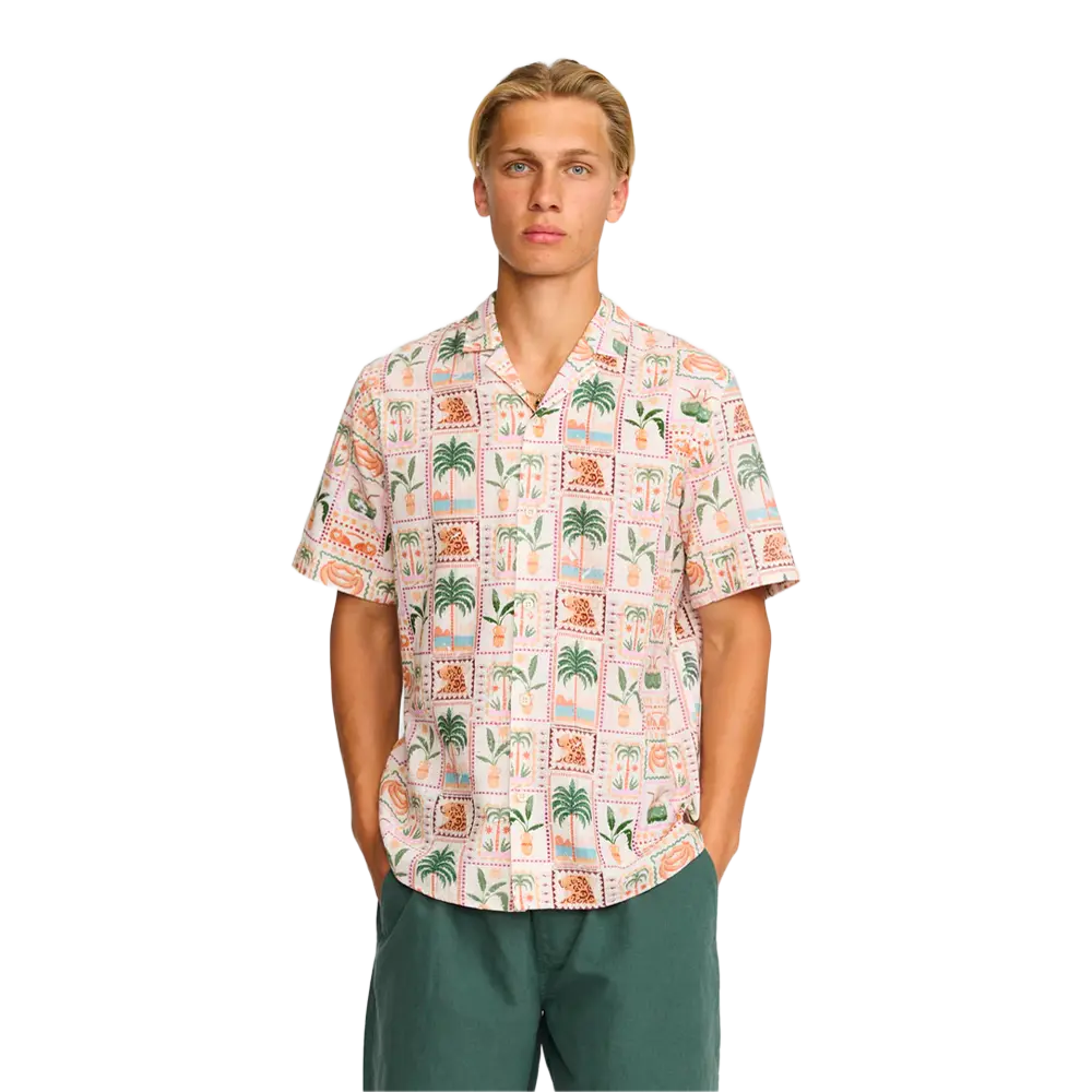 Revolution - Chemises - Cuban palmier blanc Selfhood®
