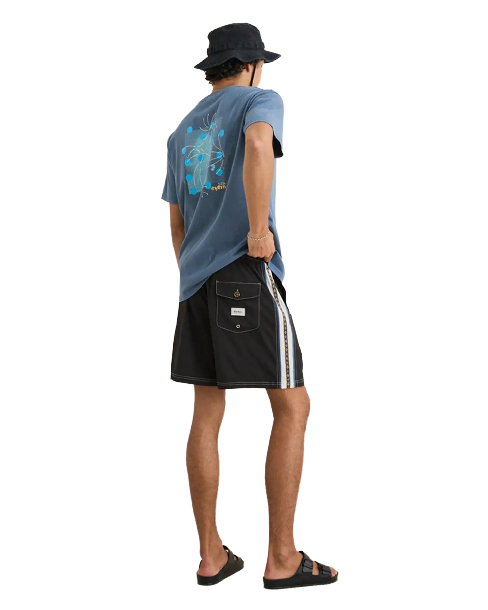 Rhythm - Boardshorts - Panel Stripe noir Hoff