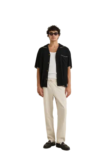 Rhythm - Pantalons - Linen Jam blanc Hoff