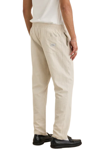 Rhythm - Pantalons - Linen jam pant - Blanc Hoff