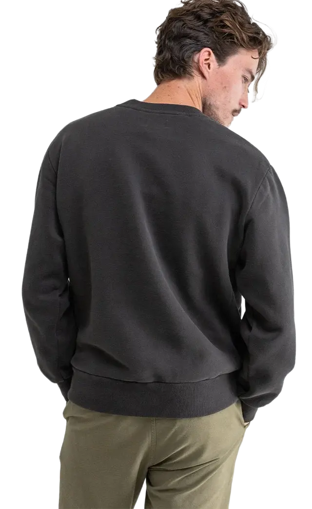 Rhythm - Pulls & mailles - Classic Fleece Crew noir Hoff