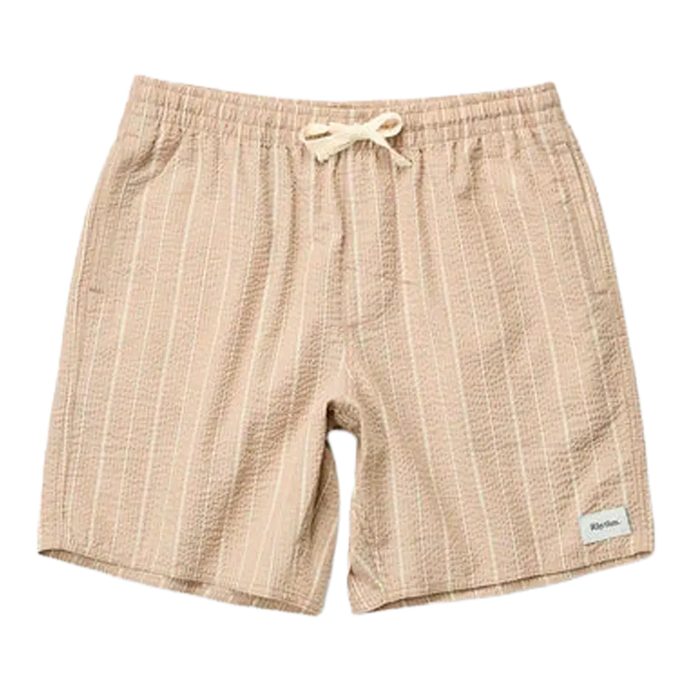 Rhythm - Shorts - Seersucker marron Hoff