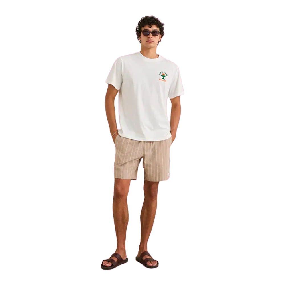 Rhythm - Shorts - Seersucker marron Hoff