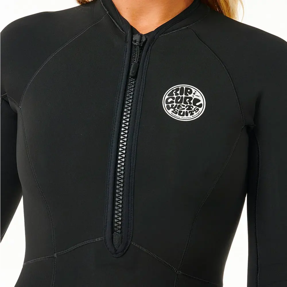 Rip curl - Springsuits - G-Bomb manches longues front zip 1/5 mm noir Rip curl