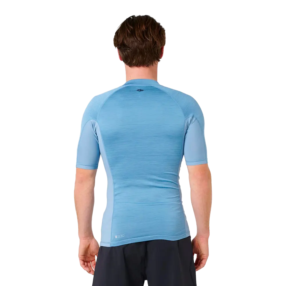 Rip curl - Vestes & tops - T-shirt anti-UV manches courtes Dawn patrol perf bleu Rip curl