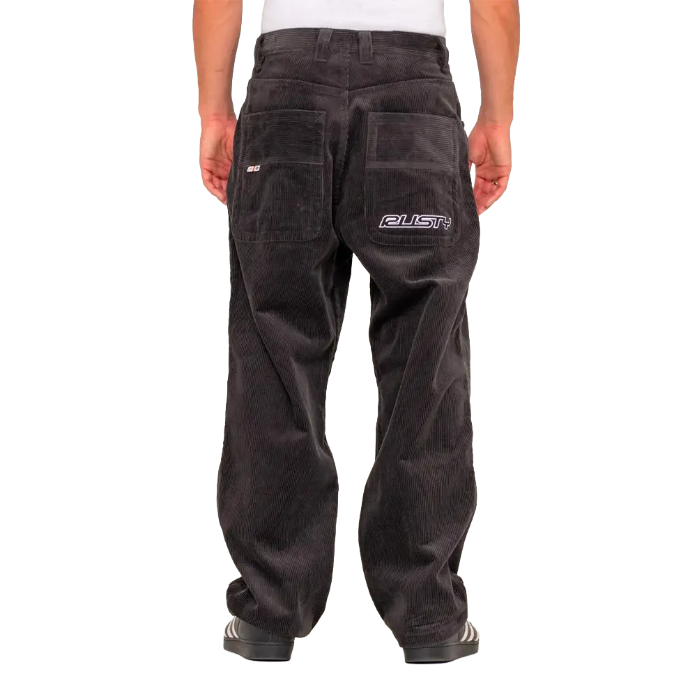 Rusty - Pantalon homme - Flip daddy cord noir Rusty