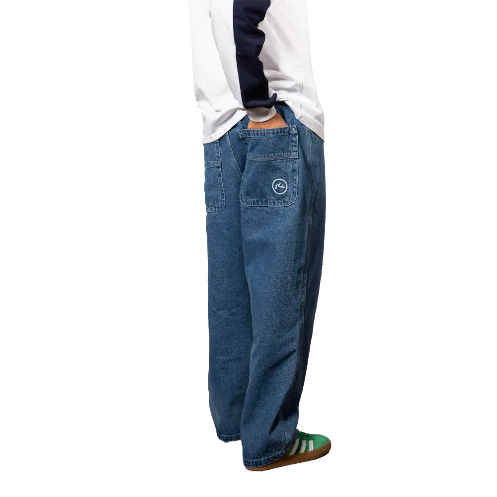 Rusty - Pantalon homme - Flip daddy tapeless jean bleu Rusty