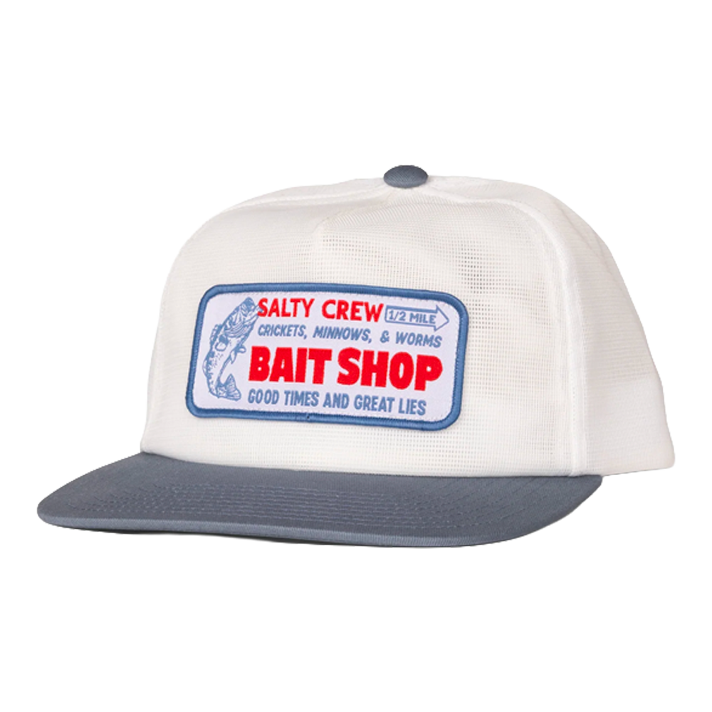 Salty crew - Casquettes - Bait shop trucker blanc Globe Europe SAS