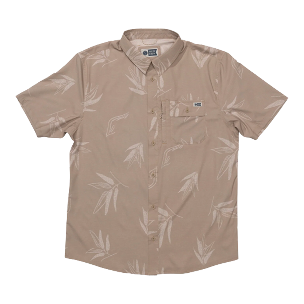Salty crew - Chemises - Flagship button up marron Globe europe SAS
