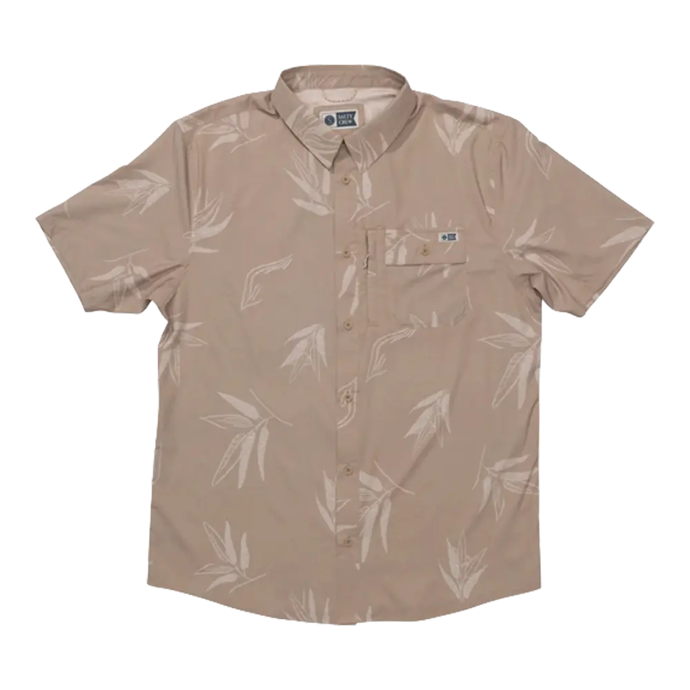 Salty crew - Chemises - Flagship button up marron Globe Europe SAS