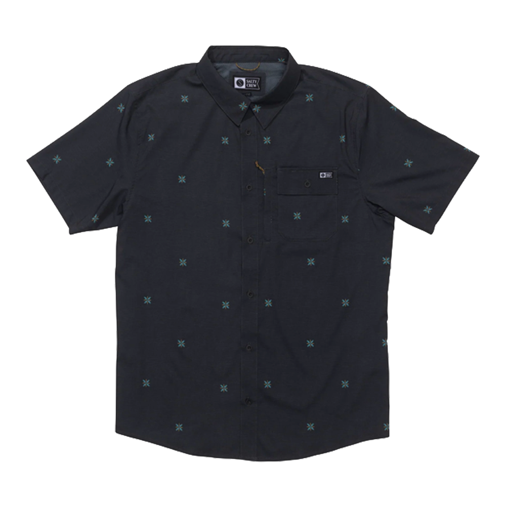 Salty crew - Chemises - Flagship button up phantom noir Globe europe SAS