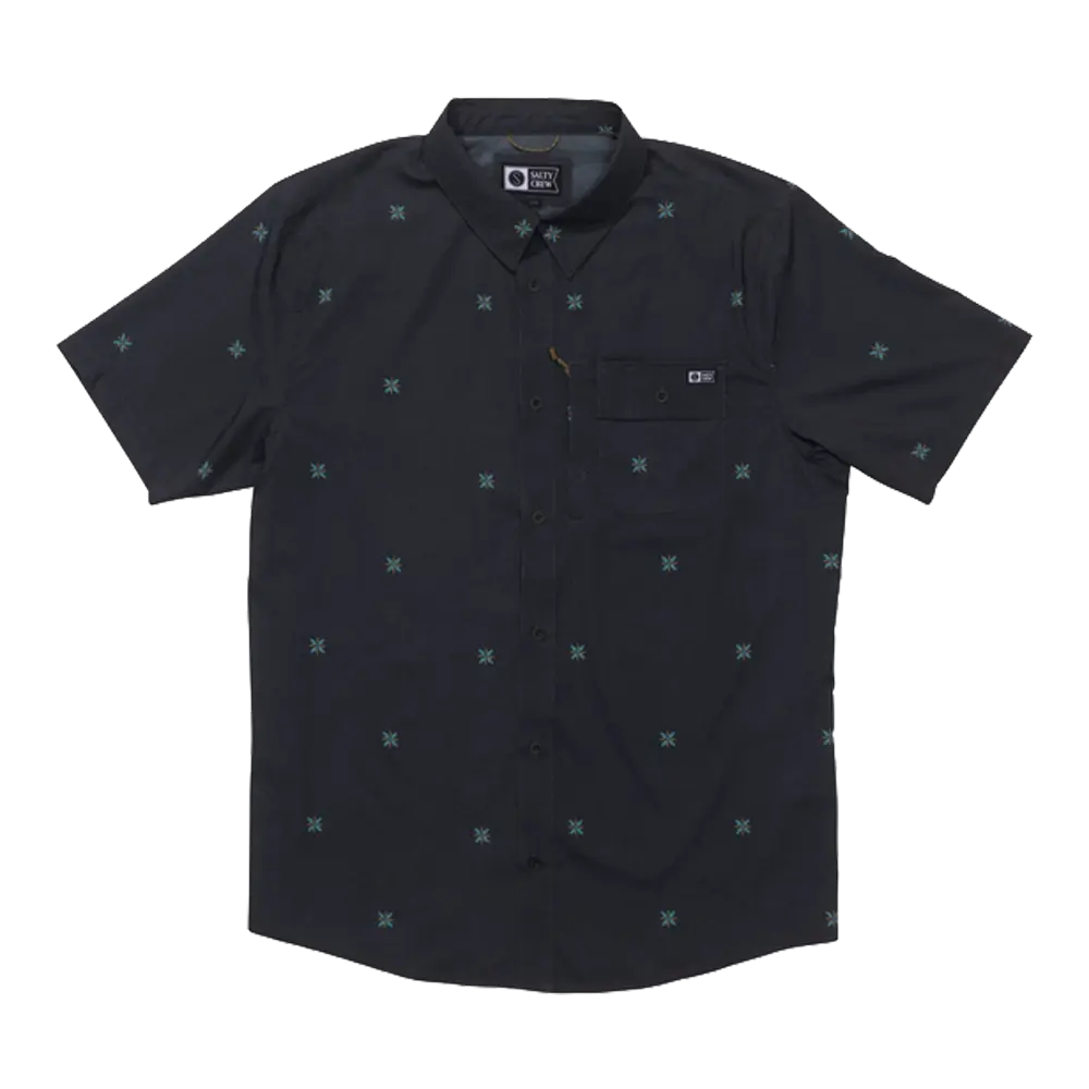 Salty crew - Chemises - Flagship button up phantom noir Globe Europe SAS