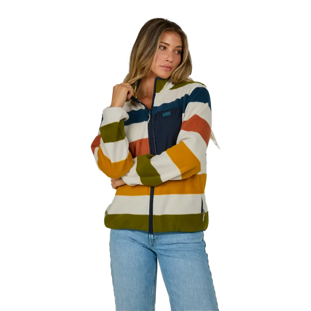 Salty crew - Polaire femme - Polar jacket swelter multicouleur Globe Europe SAS