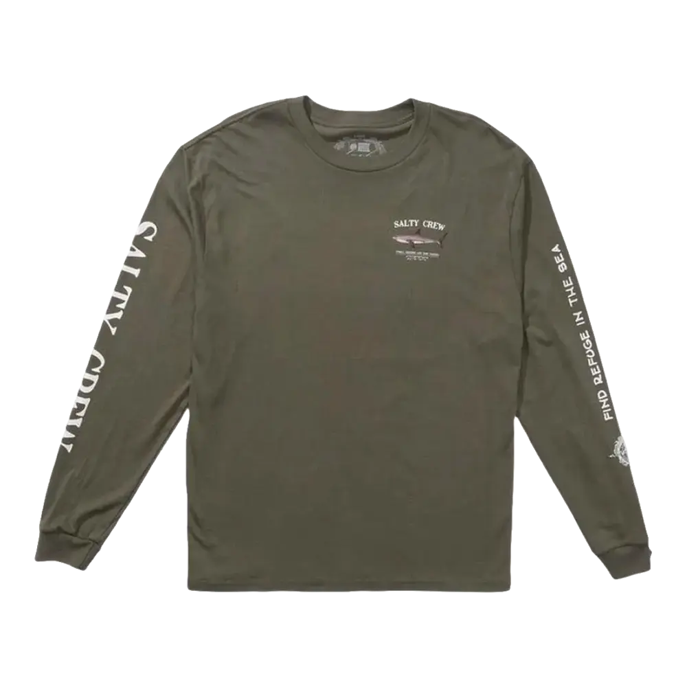 Salty crew - T-shirts manches longues - Bruce vert Globe Europe SAS