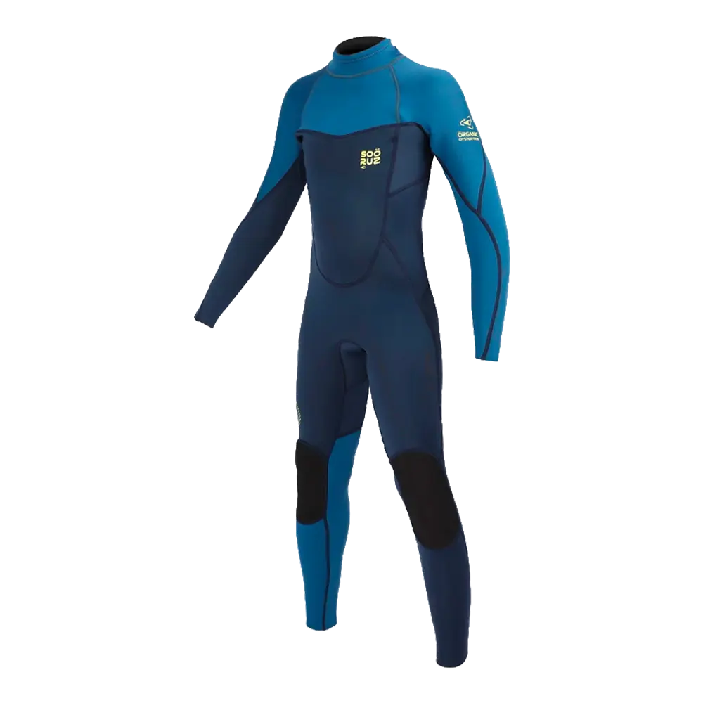 Soöruz - Combinaison intégrale - Fly + back zip 4/3 mm bleu Gemm SAS