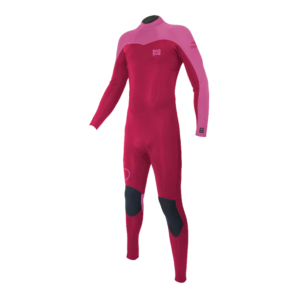 Soöruz - Combinaison intégrale - Fly + back zip 4/3 mm rose Soöruz