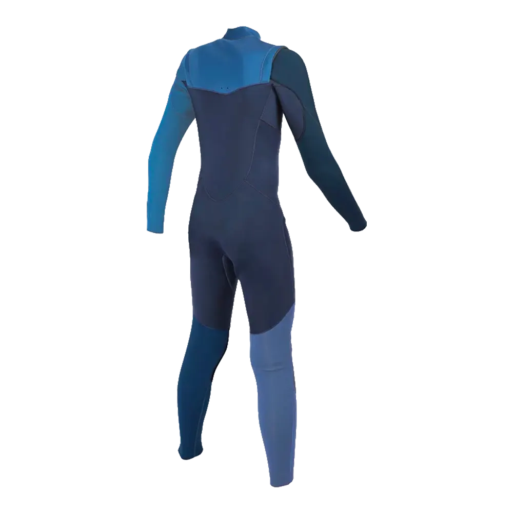 Soöruz - Combinaison intégrale - Fly + front zip 4/3 mm bleu Gemm SAS