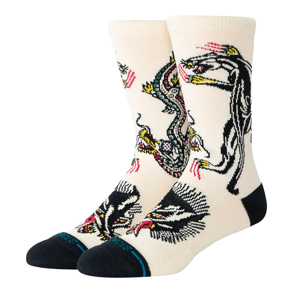 Stance - Chaussettes - Battle crew beige United legwear & apparel Europe B.V.