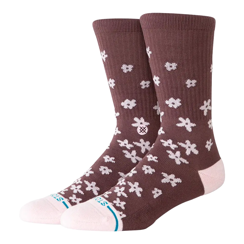 Stance - Chaussettes - Floral dreams crew marron United legwear & apparel Europe B.V.