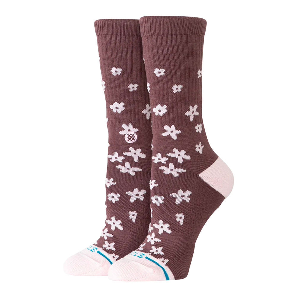 Stance - Chaussettes - Floral dreams crew marron United legwear & apparel Europe B.V.