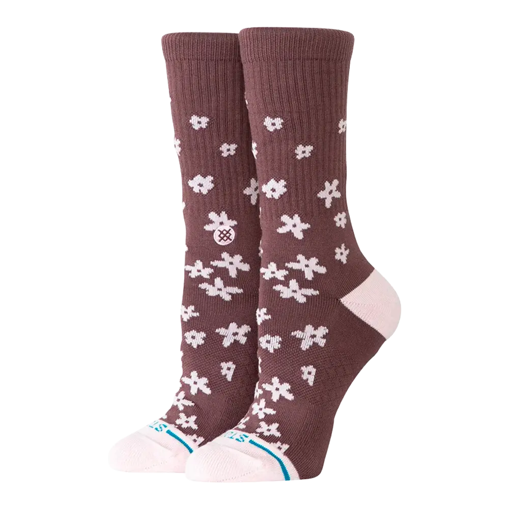 Stance - Chaussettes - Floral dreams crew marron United legwear & apparel Europe B.V.
