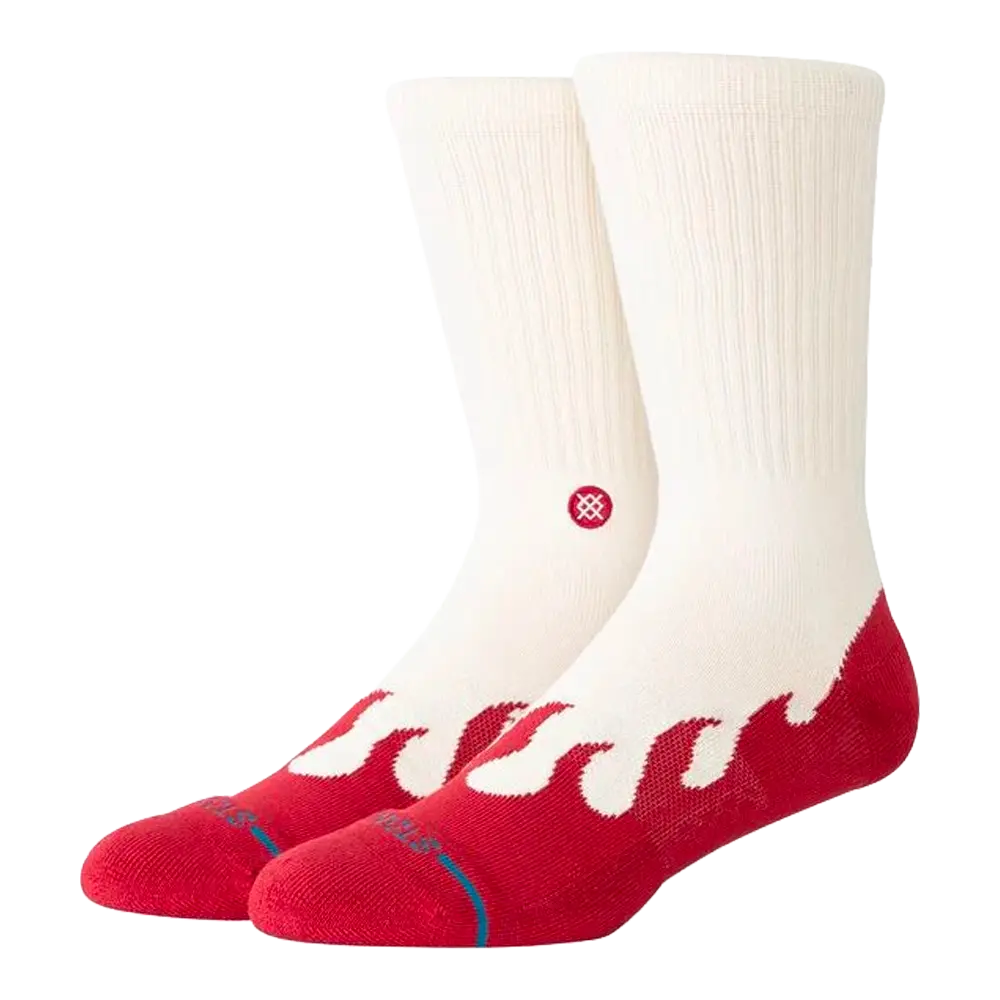 Stance - Chaussettes - Heating up crew rouge United legwear & apparel Europe B.V.