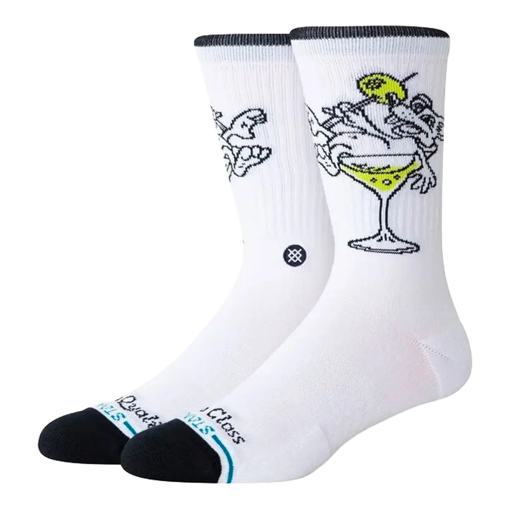 Stance - Chaussettes - High quality low class crew blanc United legwear & apparel Europe B.V.