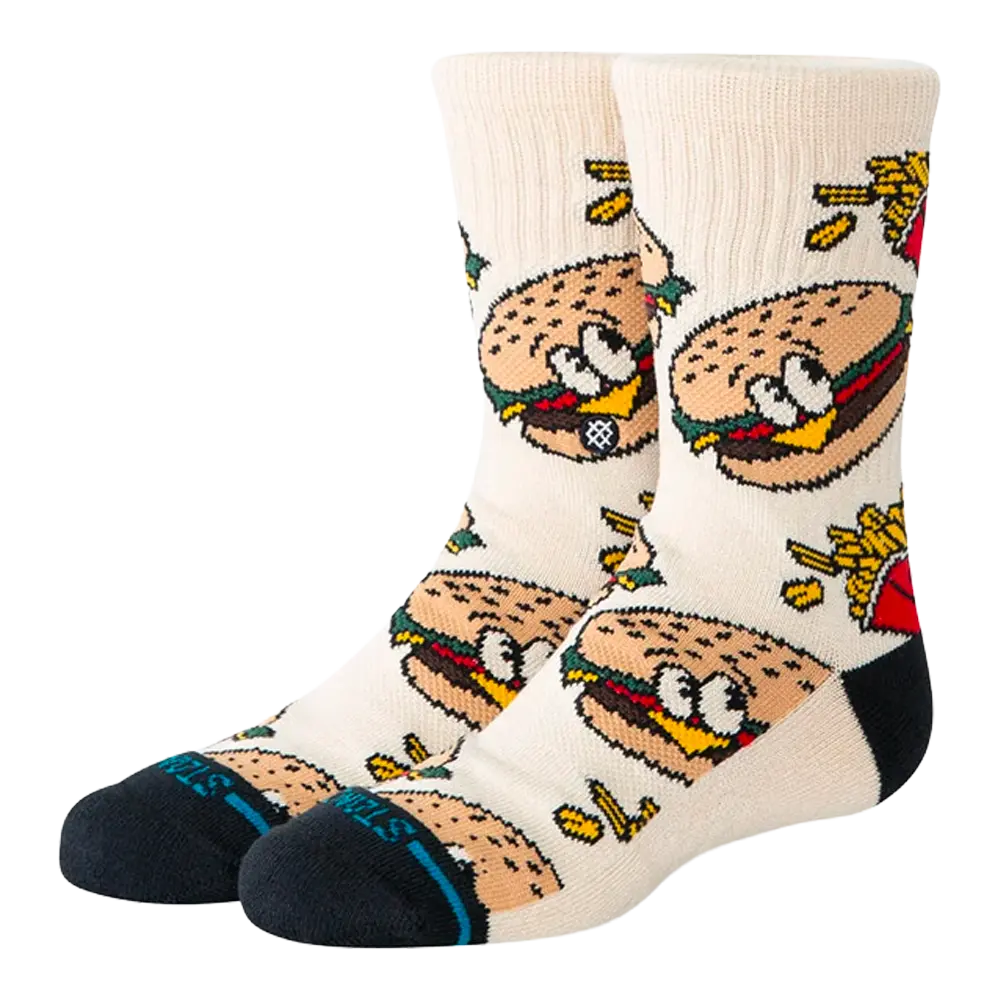 Stance - Chaussettes - Kids combo meal crew jaune United legwear & apparel Europe B.V.