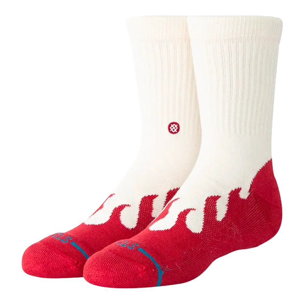 Stance - Chaussettes - Kids heating up crew rouge United legwear & apparel Europe B.V.