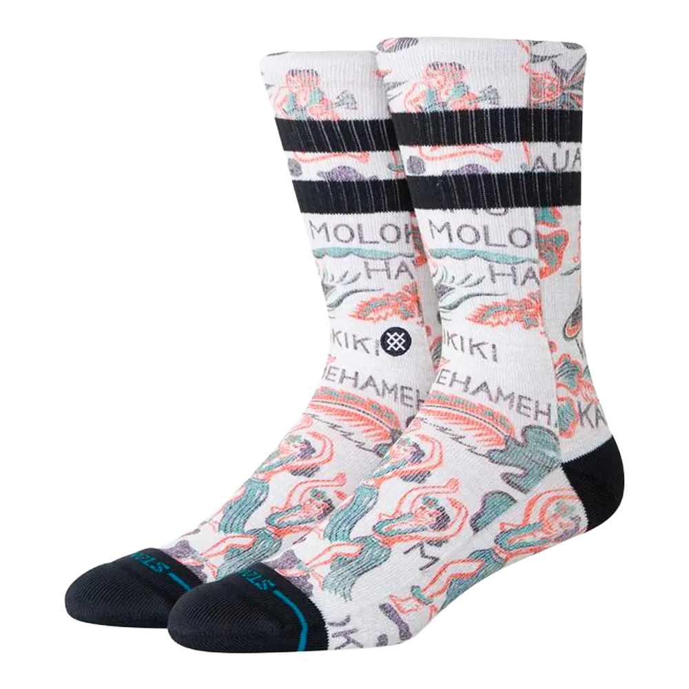 Stance - Chaussettes - Lei lei crew gris United legwear & apparel Europe B.V.