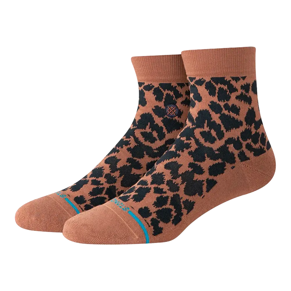 Stance - Chaussettes - Love leopard lowrider marron United legwear & apparel Europe B.V.