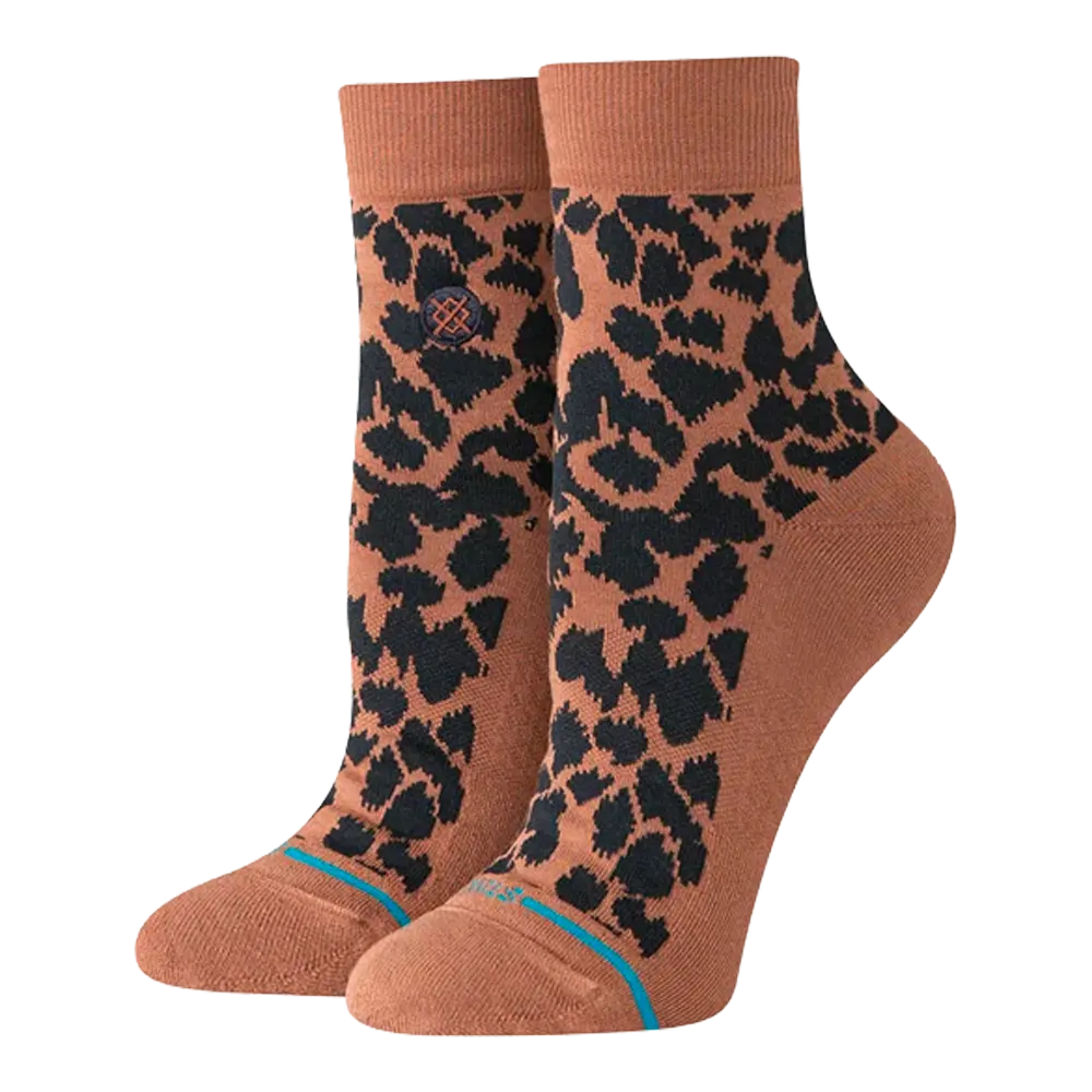 Stance - Chaussettes - Love leopard lowrider marron United legwear & apparel Europe B.V.