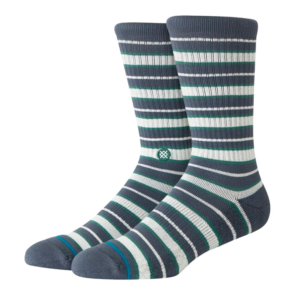 Stance - Chaussettes - Signature stripe crew noir United legwear & apparel Europe B.V.