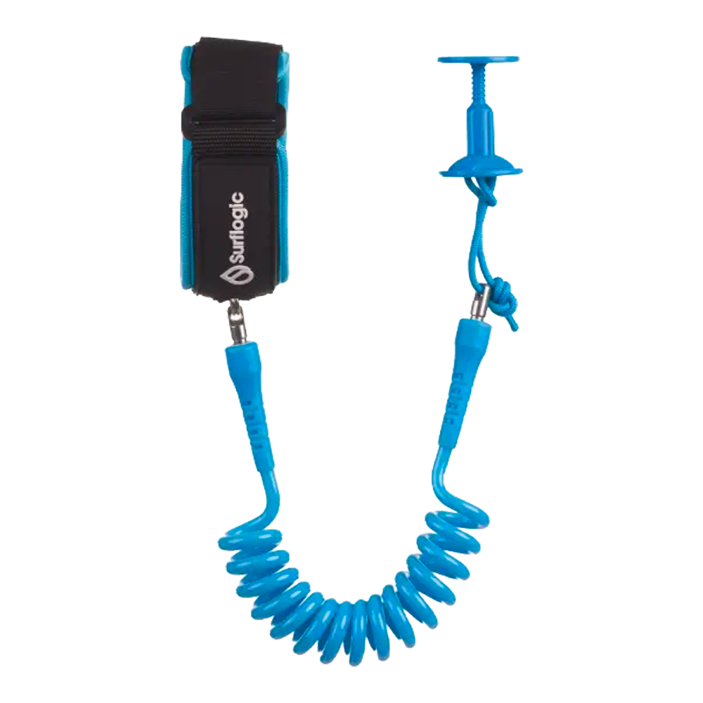 Surflogic - Leash bodyboard - Leash coil bicep bleu Surflogic Hardware
