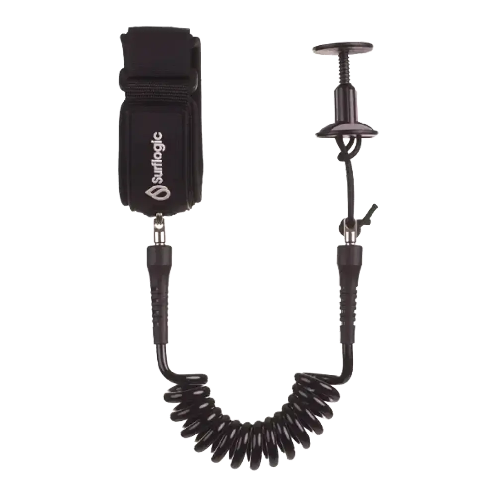 Surflogic - Leash bodyboard - Leash coil bicep noir Surflogic Hardware