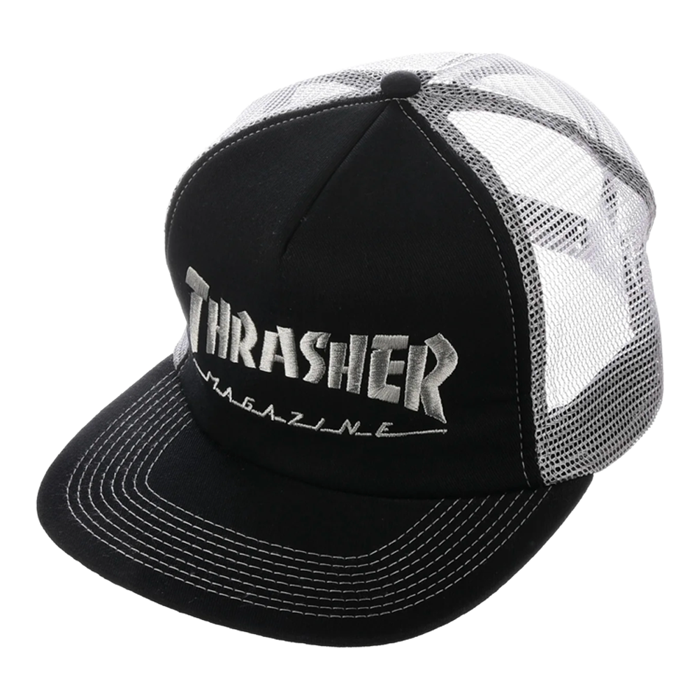 Thrasher - Casquettes - Mag Logo Mesh Emb noir gris V7 distribution