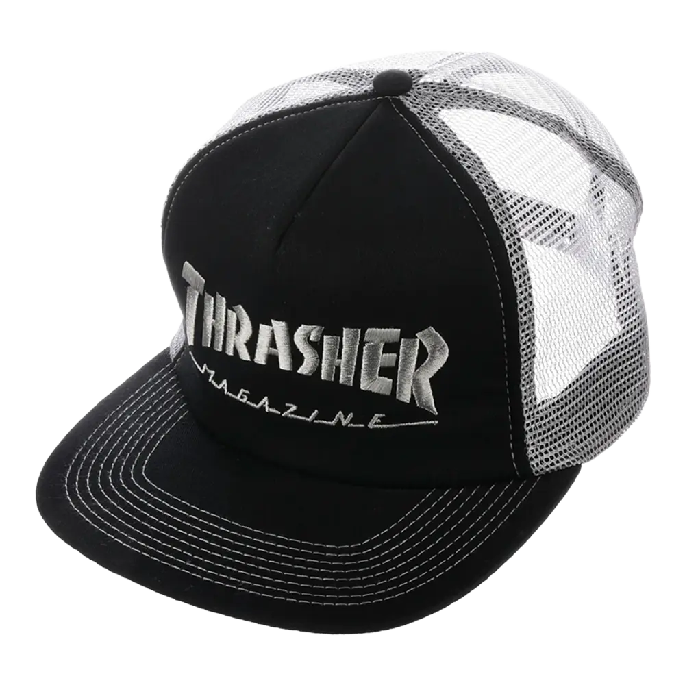 Thrasher - Casquettes - Mag Logo Mesh Emb noir gris V7 distribution