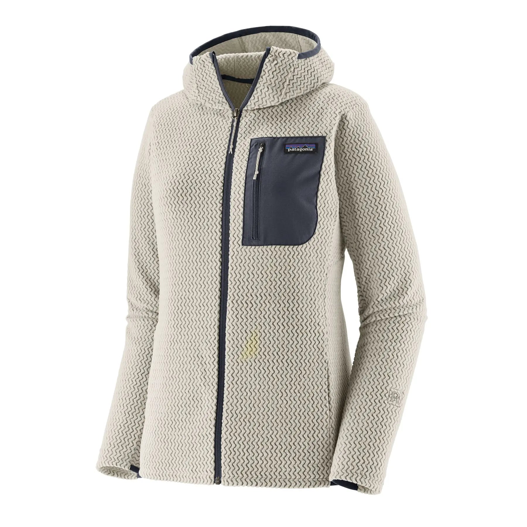 Patagonia - Sweats & hoodies - W's R1 Air Full-Zip Hoody blanc Patagonia Purpose Trust