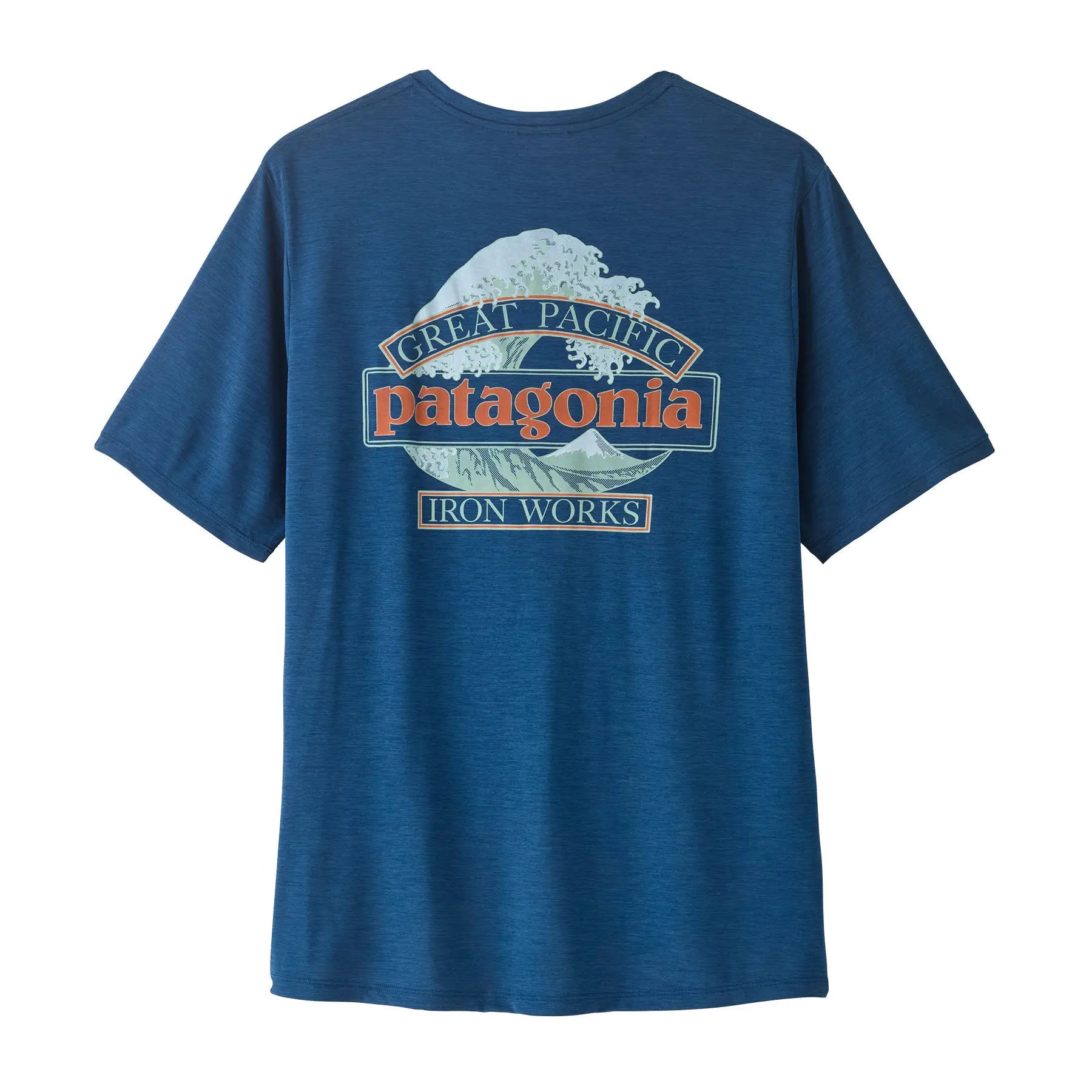 Patagonia - T-shirt - M's Cap Cool Daily Shirt - Great Waves bleu Patagonia Purpose Trust