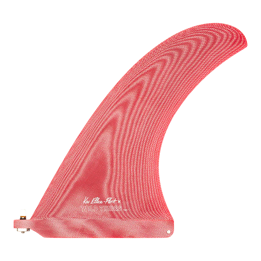 Wilds things - Ailerons Single - Kai Ellice Flint omni fin 9.85" rouge Wilds things