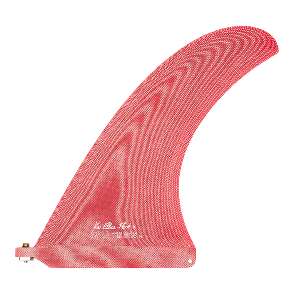 Wilds things - Ailerons Single - Kai Ellice Flint omni fin 9.85" rouge Wilds things