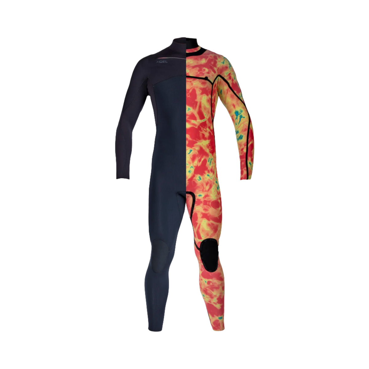 XCEL - Fullsuits - Comp X hooded 4.5/3.5 mm black Viral surf