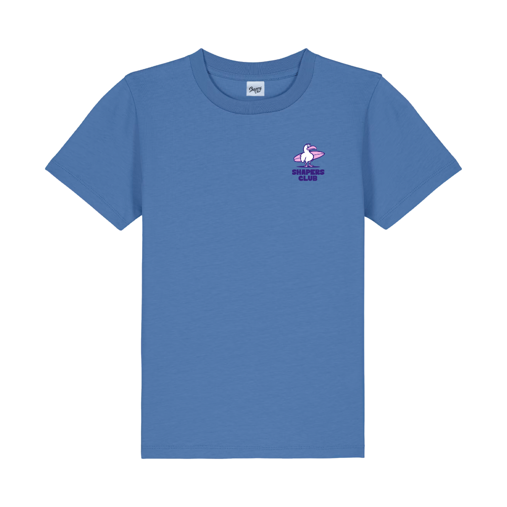 Shapers Club - T-Shirt Kids - Born to surf - Bleu - Face avant