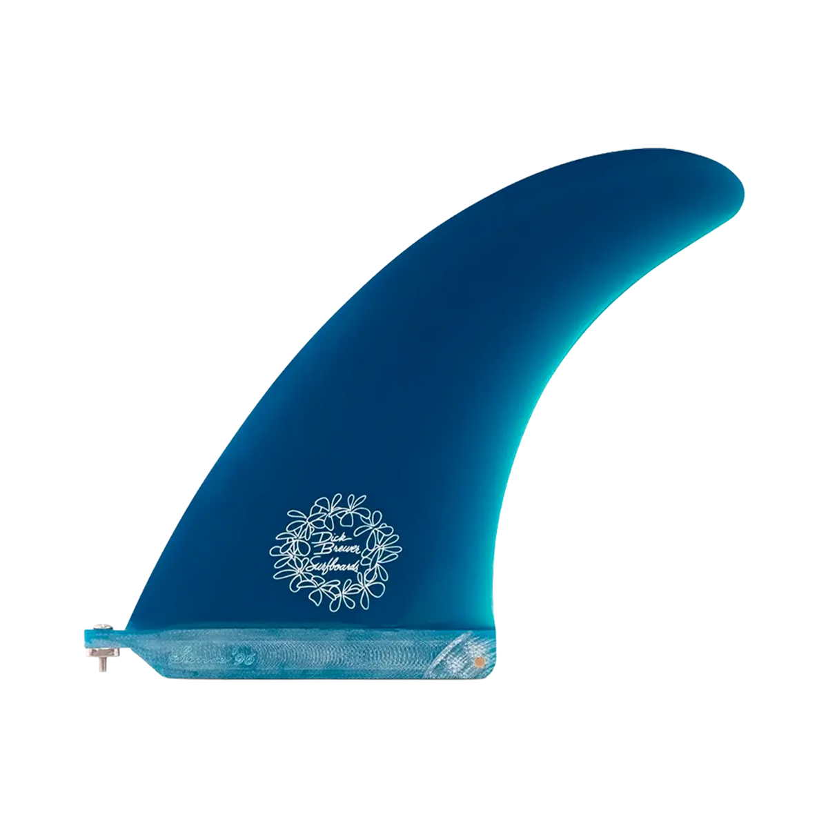 Futures - Fin single - Dick Brewer's 8" blue Surfshop - Shapers Club House