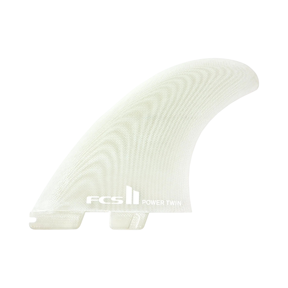 FCS II - + Fin twin stabilizer - Power 2 + twin 1 clear
