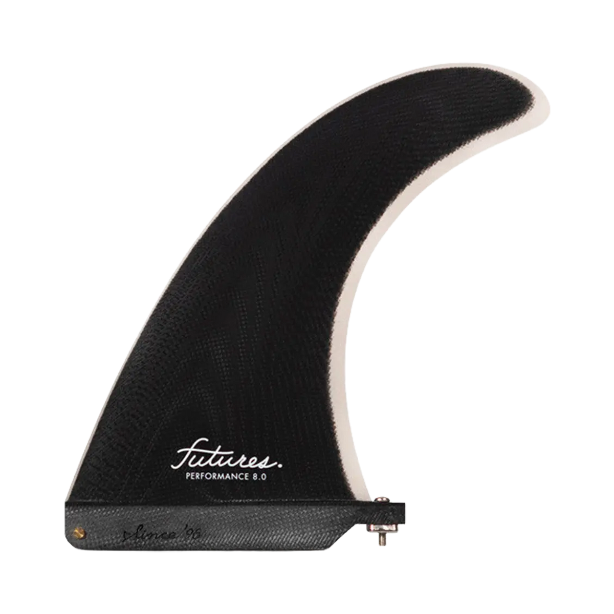 Futures - Ailerons Single - Performance Fibre de verre 8" noir Viral surf
