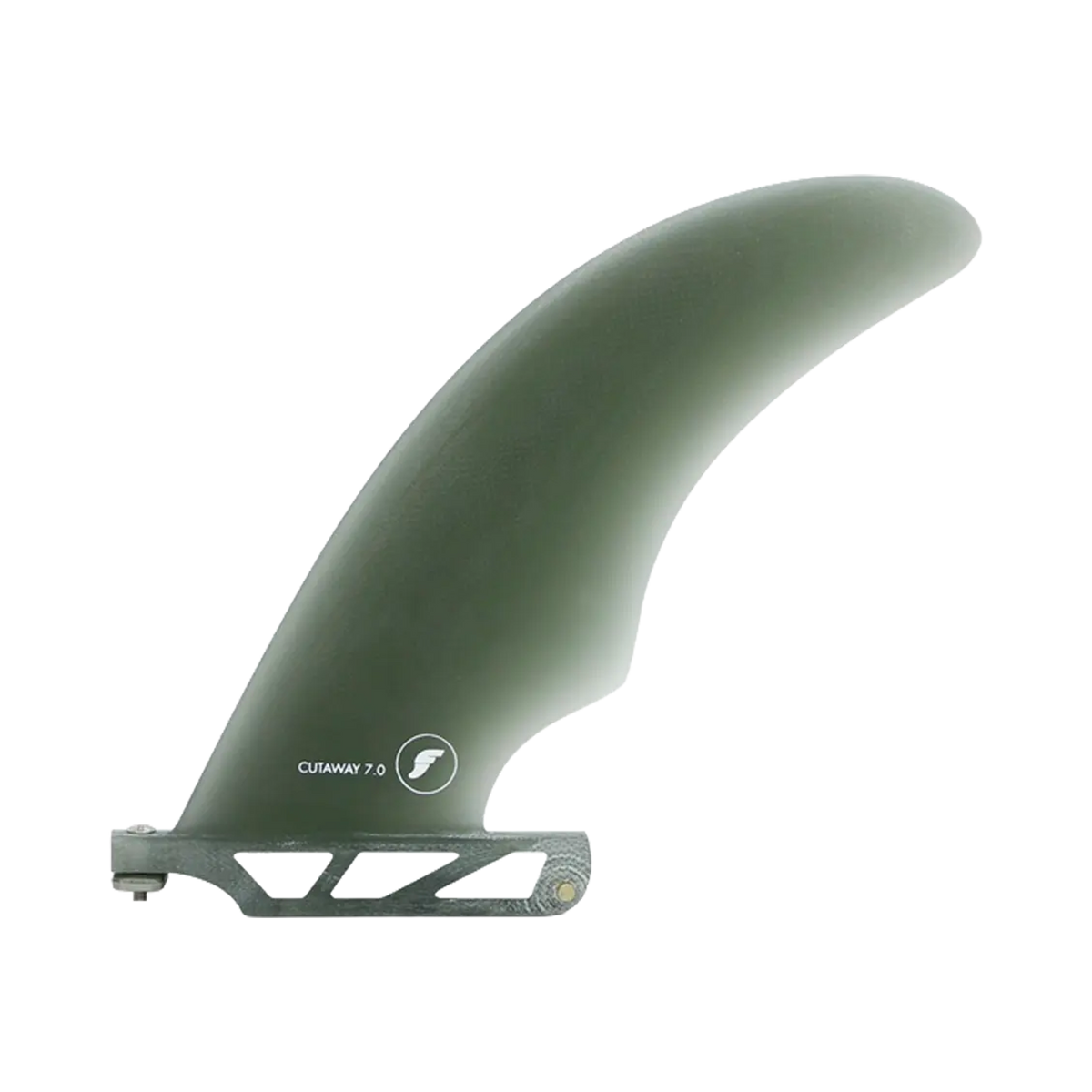 Futures - Fins Single - Cutaway Glass Fibre 7" grey Viral surf
